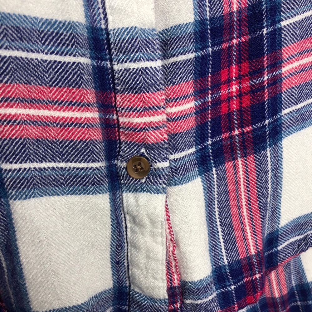 🤩*LIKE NEW* Tinsel Button-Up Flannel Top - Picture 5 of 8